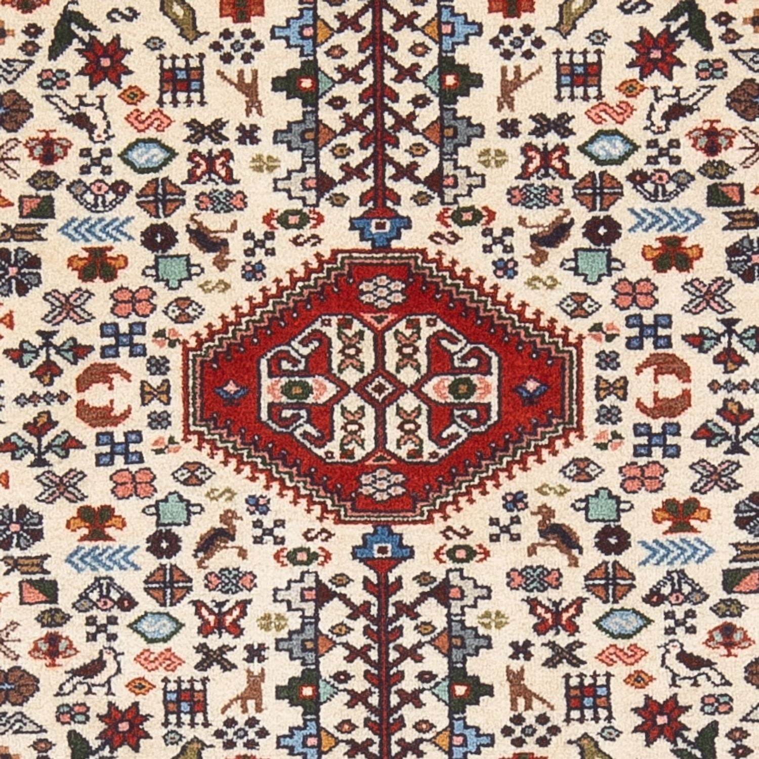 Perserteppich - Nomadic - 143 x 104 cm - creme