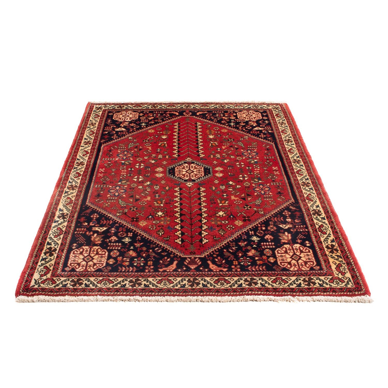 Perserteppich - Nomadic - 147 x 100 cm - rot