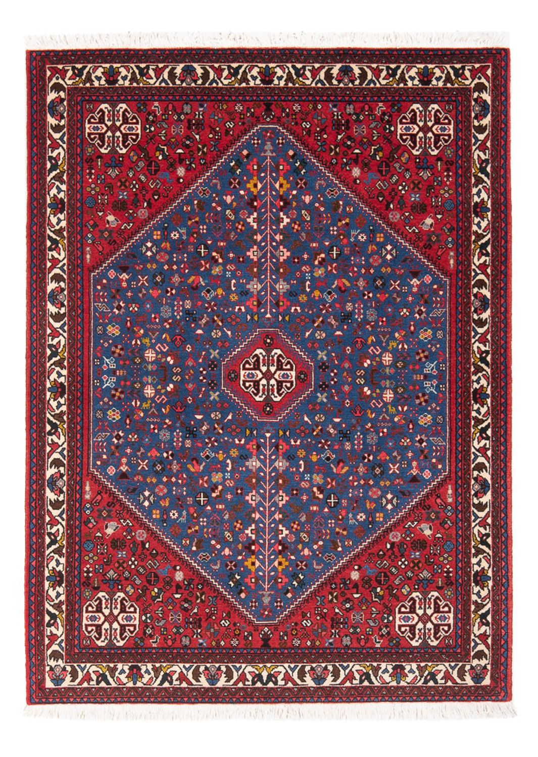 Perserteppich - Nomadic - 155 x 105 cm - blau