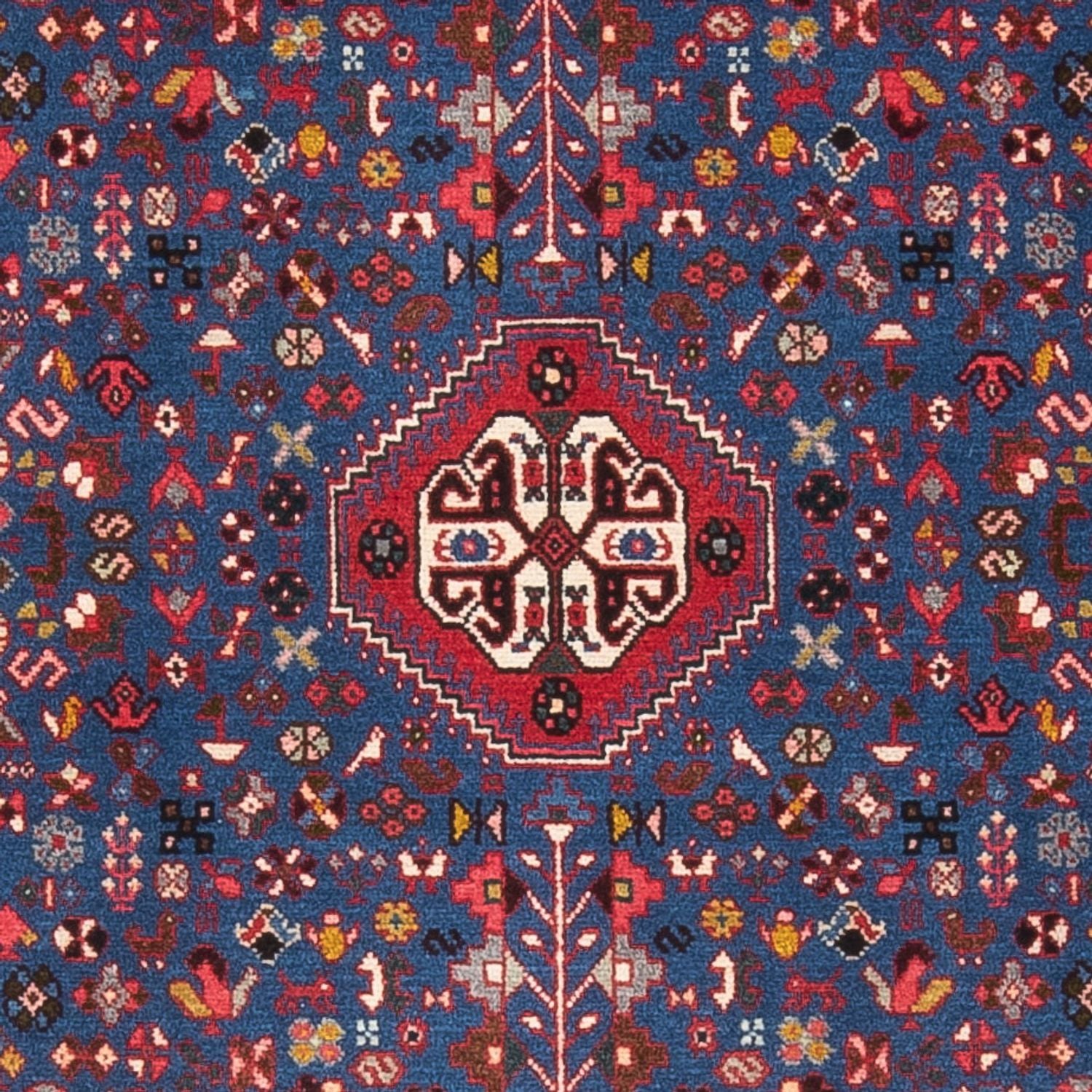 Perserteppich - Nomadic - 155 x 105 cm - blau