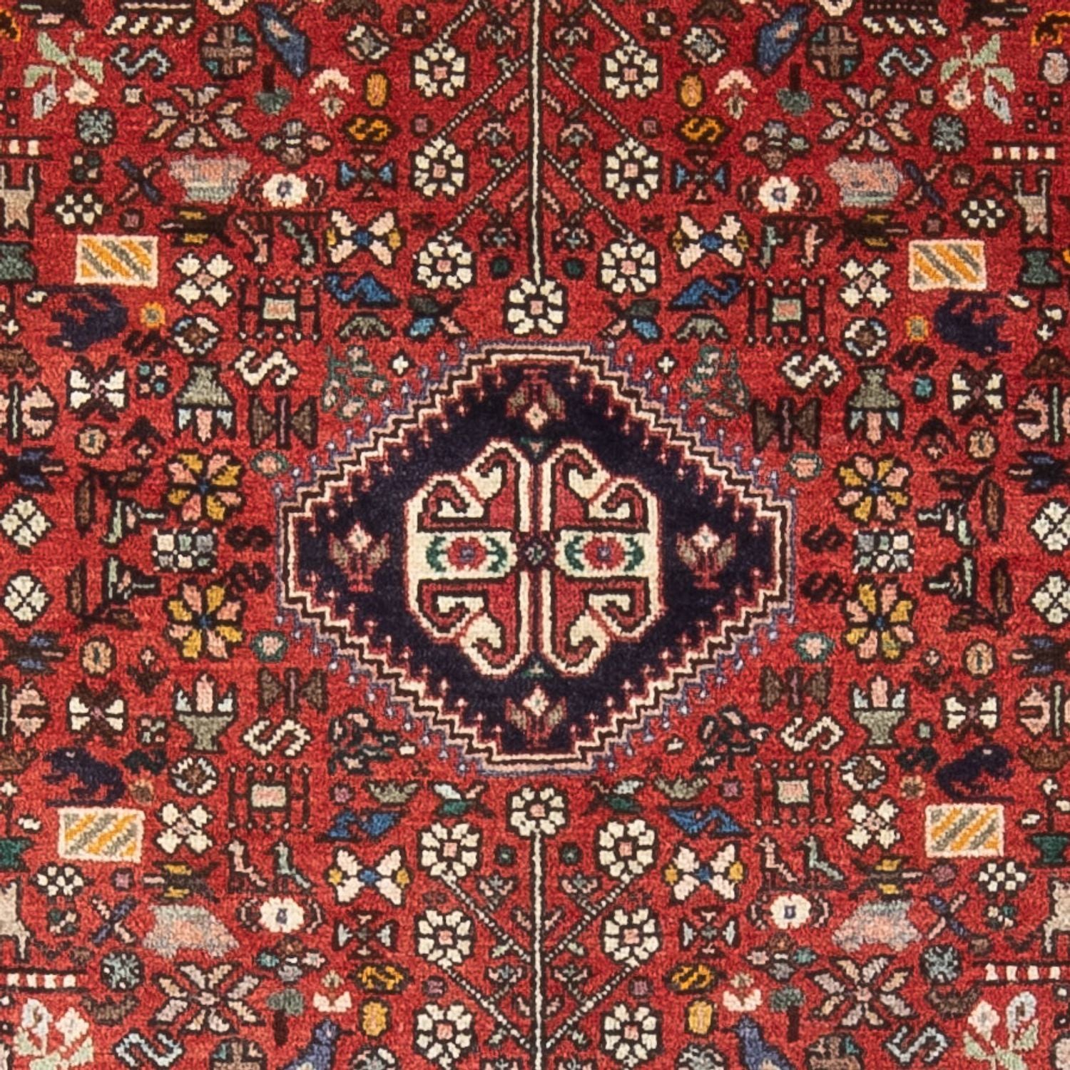 Perserteppich - Nomadic - 147 x 106 cm - rot