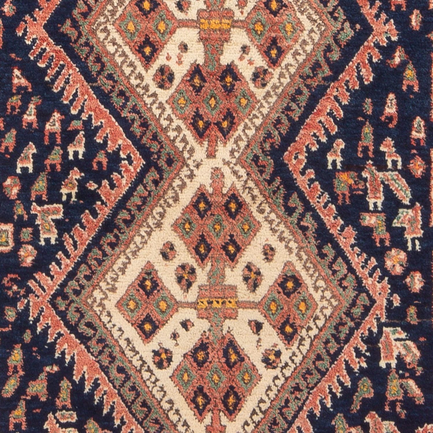 Perserteppich - Nomadic - 167 x 133 cm - rot