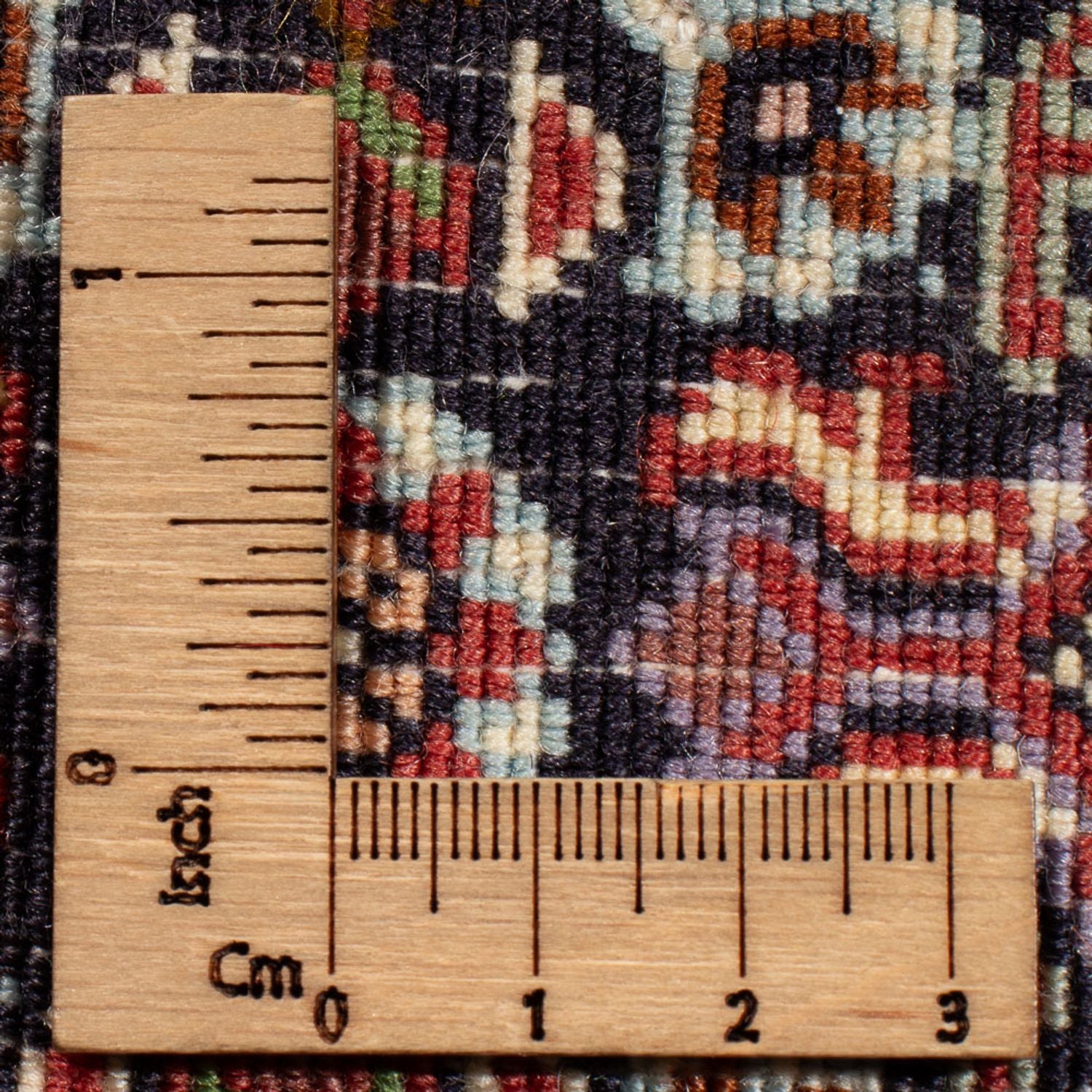 Perserteppich - Bidjar - Royal - 70 x 50 cm - dunkelblau