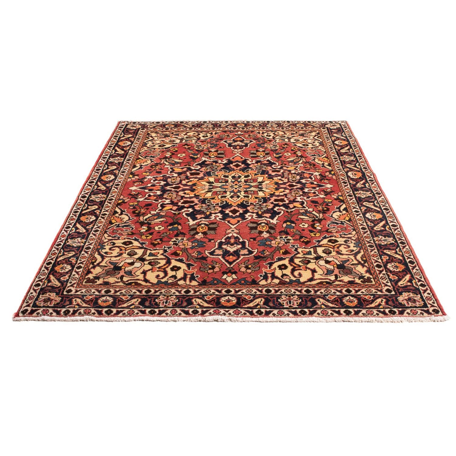 Perserteppich - Nomadic - 208 x 135 cm - rot