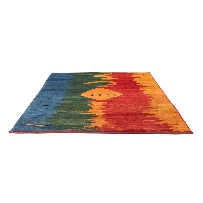Gabbeh Teppich - Perser - 240 x 198 cm - mehrfarbig