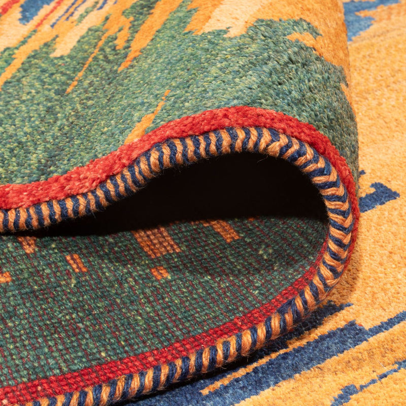 Gabbeh Teppich - Perser - 282 x 234 cm - mehrfarbig