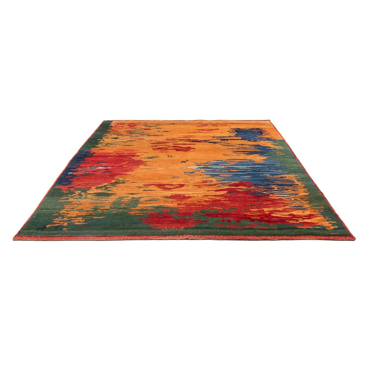 Gabbeh Teppich - Perser - 282 x 234 cm - mehrfarbig