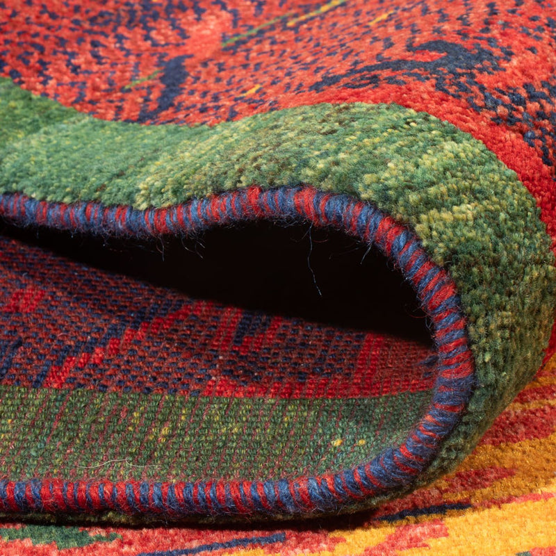 Gabbeh Teppich - Perser - 228 x 200 cm - mehrfarbig