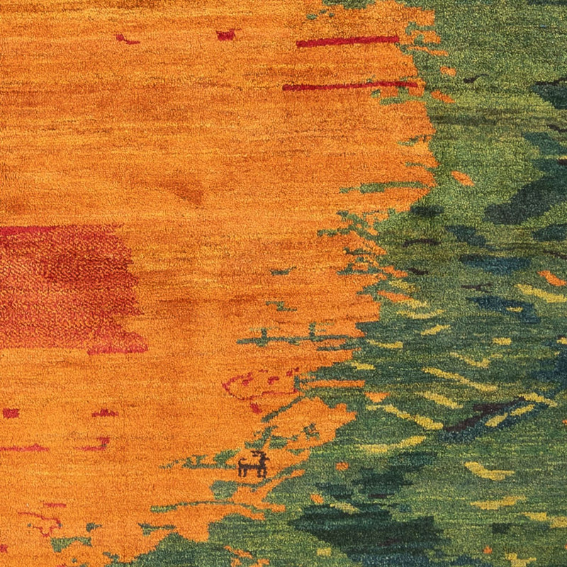 Gabbeh Teppich - Perser - 232 x 200 cm - mehrfarbig