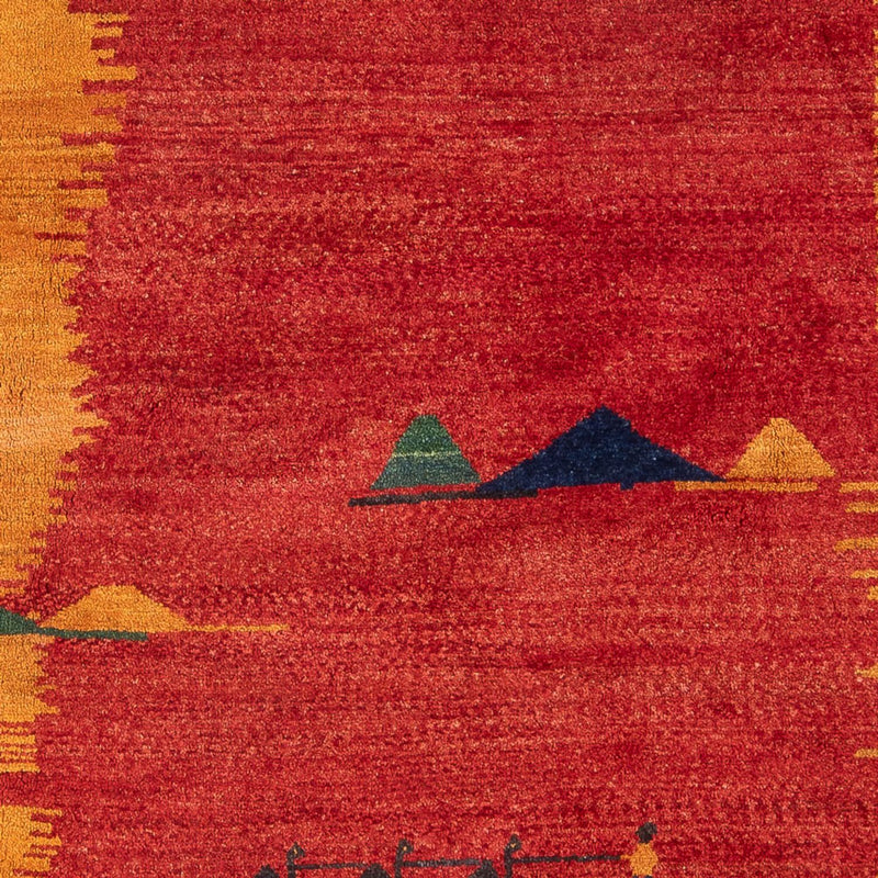 Gabbeh Teppich - Perser - 234 x 200 cm - mehrfarbig