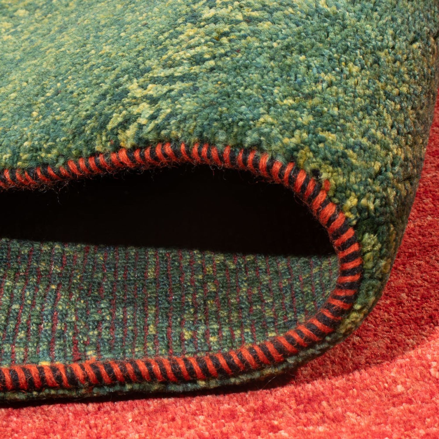 Gabbeh Teppich - Perser - 234 x 200 cm - mehrfarbig