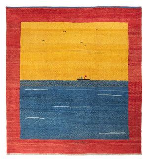 Gabbeh Teppich - Perser - 235 x 208 cm - mehrfarbig