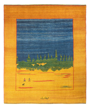 Gabbeh Teppich - Perser - 240 x 205 cm - mehrfarbig