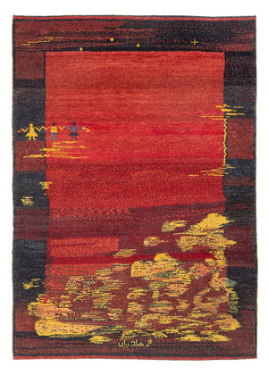Gabbeh Teppich - Perser - 176 x 127 cm - mehrfarbig