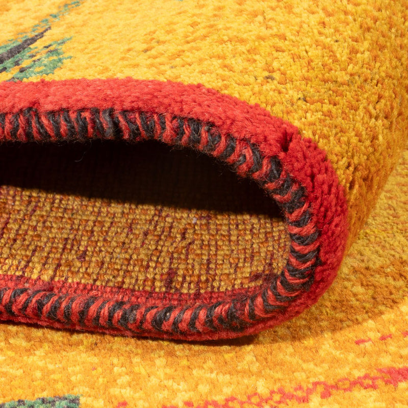 Gabbeh Teppich - Perser - 185 x 140 cm - mehrfarbig