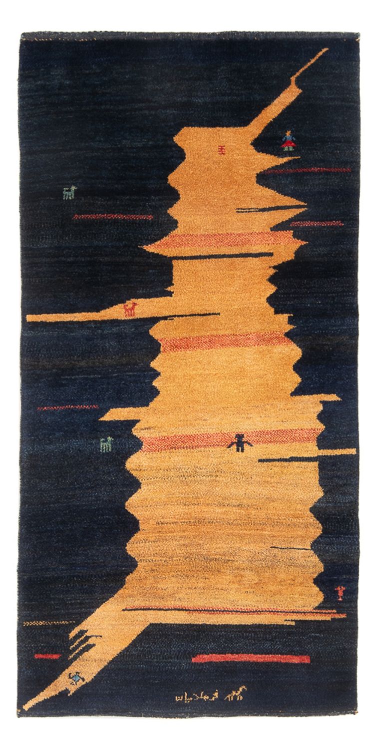 Läufer Gabbeh - Perser - 200 x 104 cm - mehrfarbig