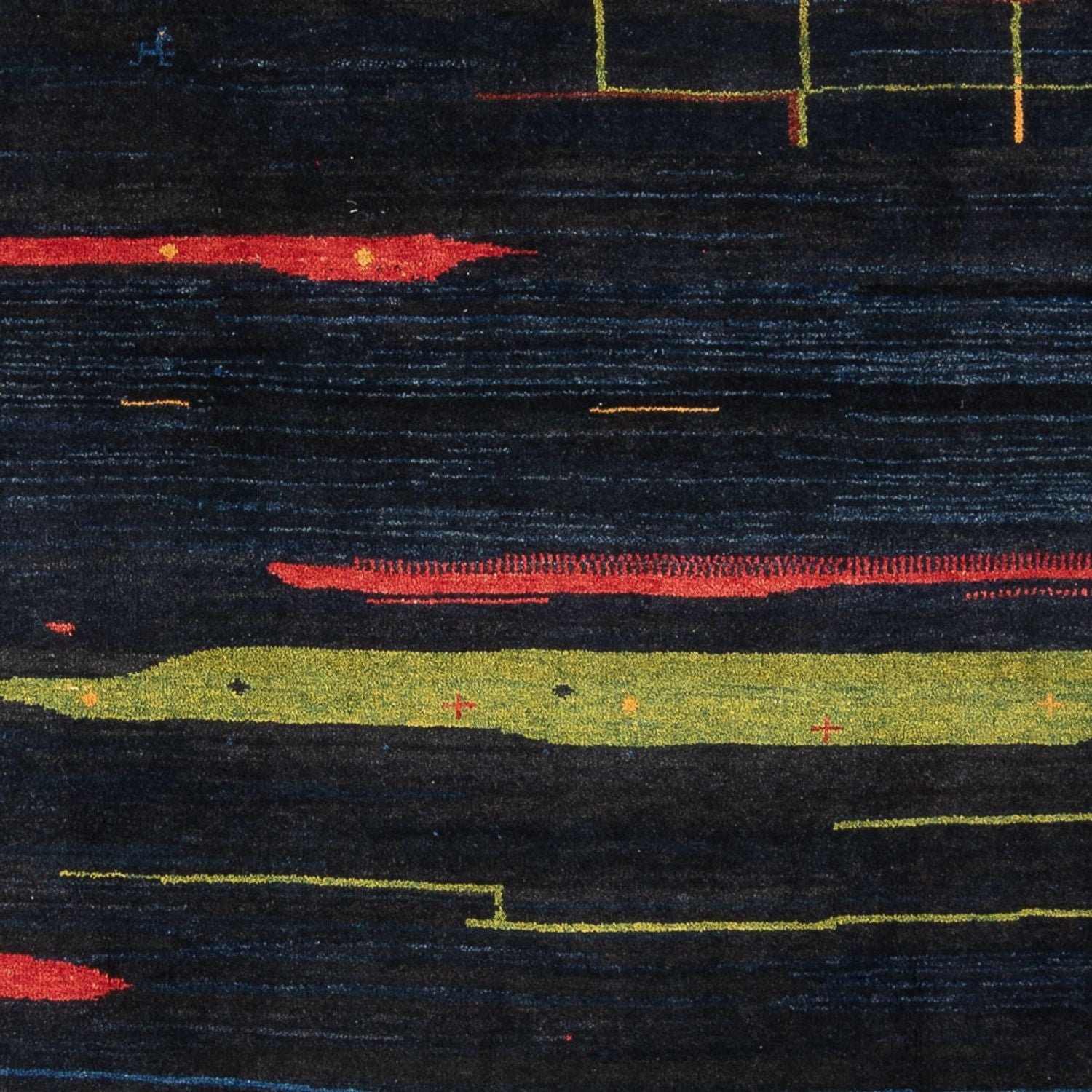 Gabbeh Teppich - Perser - 270 x 235 cm - mehrfarbig