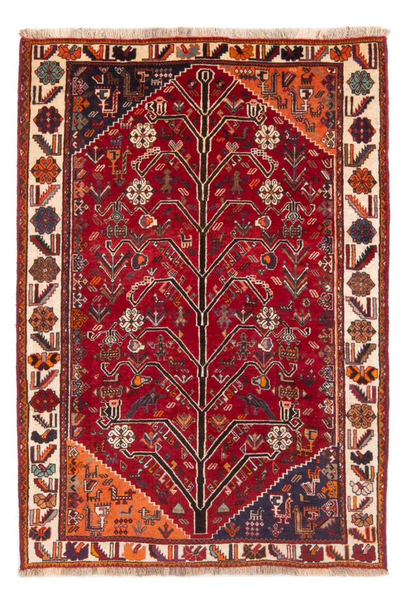 Perserteppich - Nomadic - 192 x 130 cm - rot