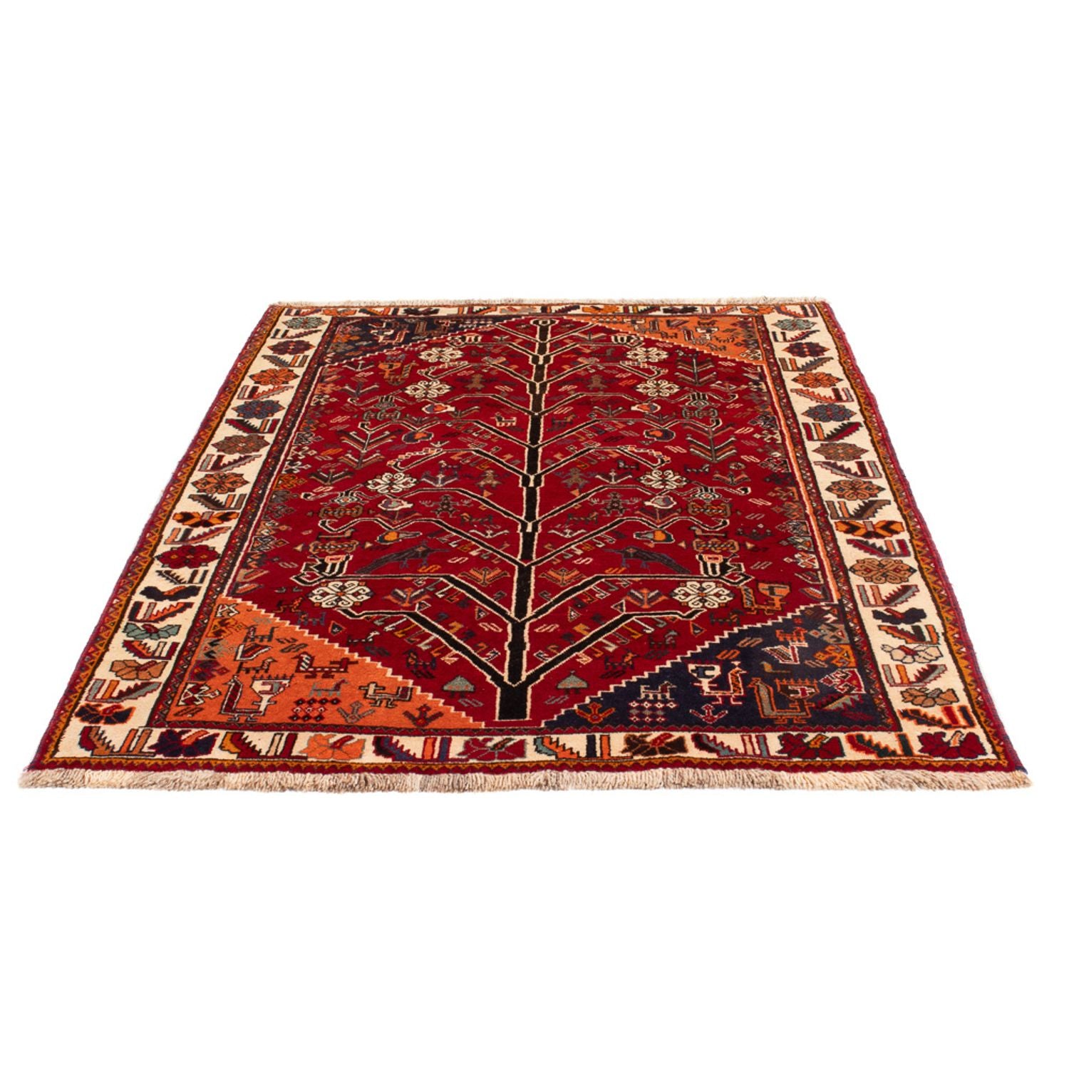 Perserteppich - Nomadic - 192 x 130 cm - rot