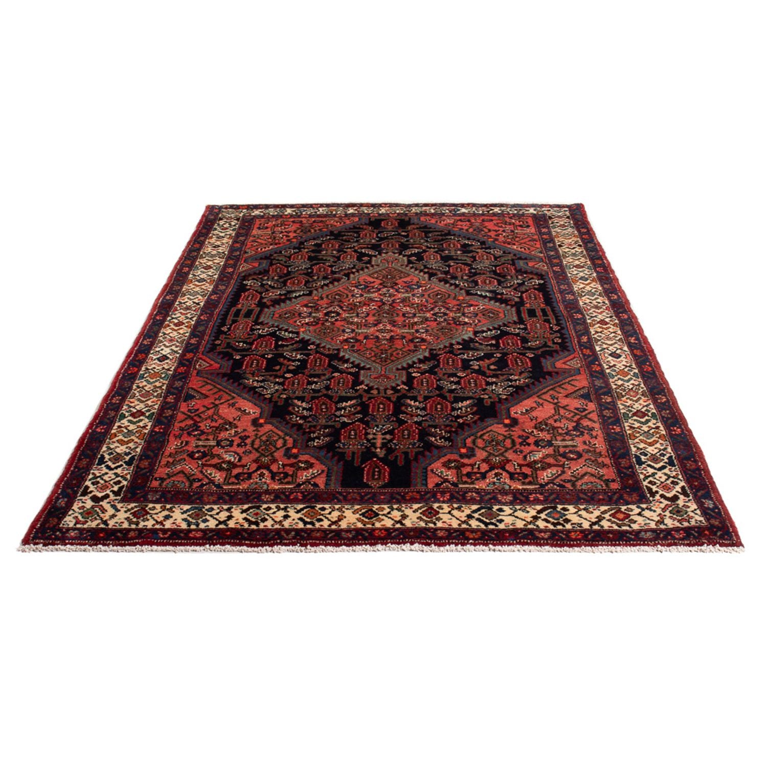 Perserteppich - Nomadic - 220 x 130 cm - dunkelblau