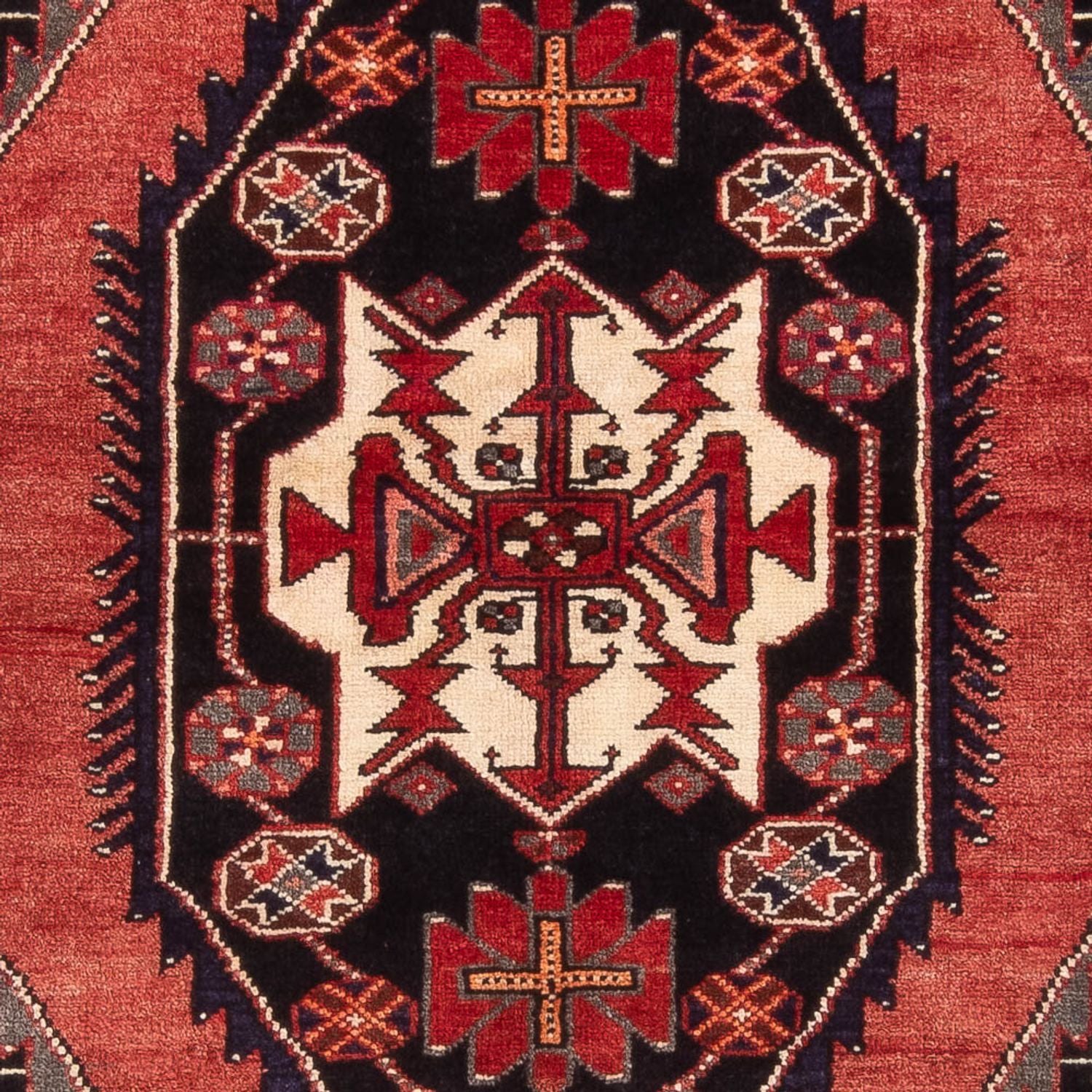 Perserteppich - Nomadic - 226 x 143 cm - dunkelblau
