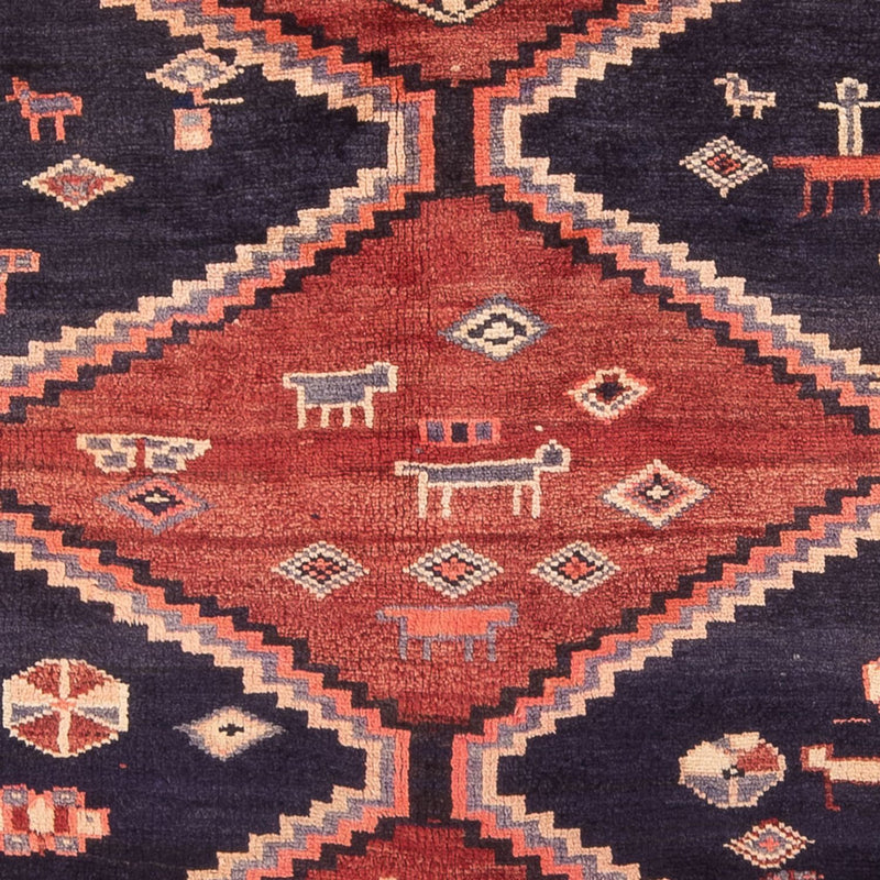 Perserteppich - Nomadic - Royal - 188 x 149 cm - dunkelblau
