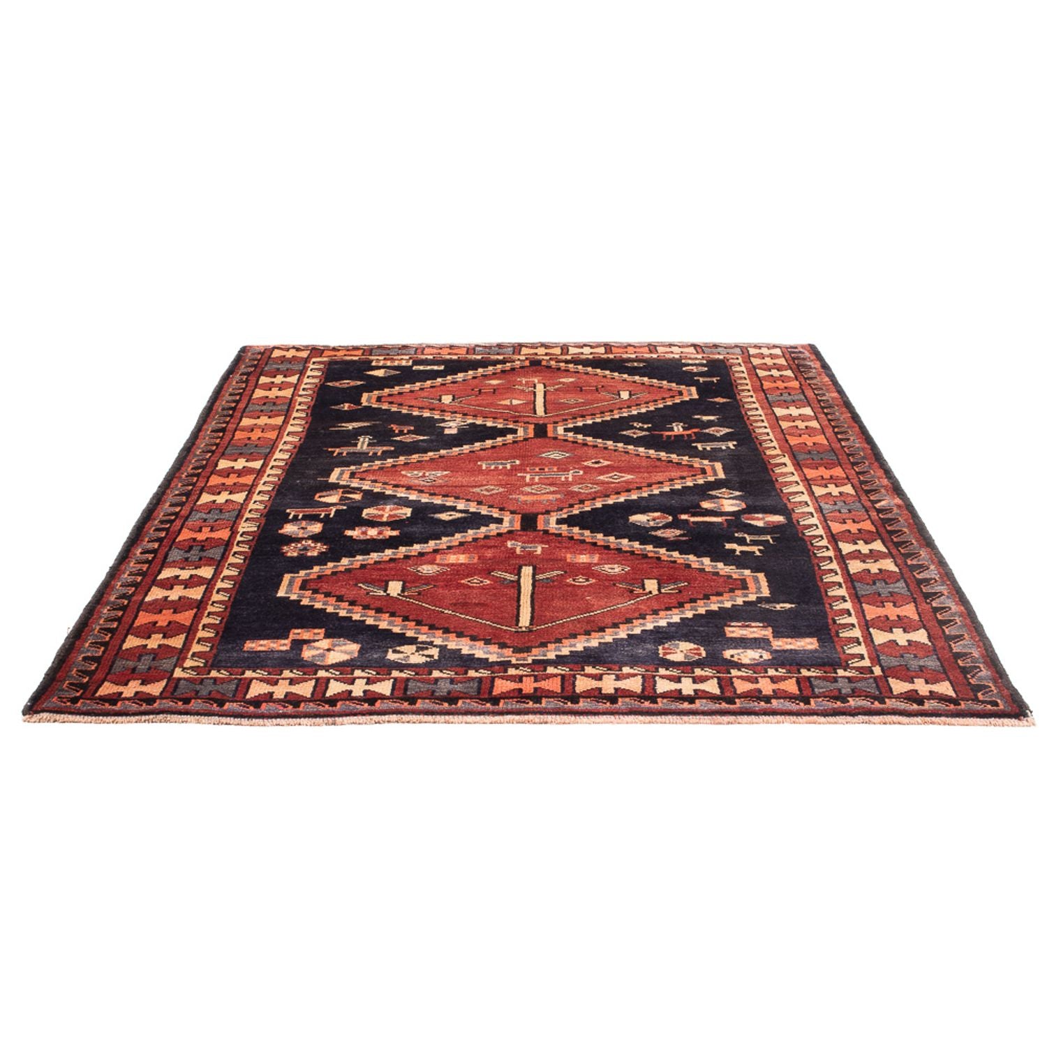 Perserteppich - Nomadic - Royal - 188 x 149 cm - dunkelblau