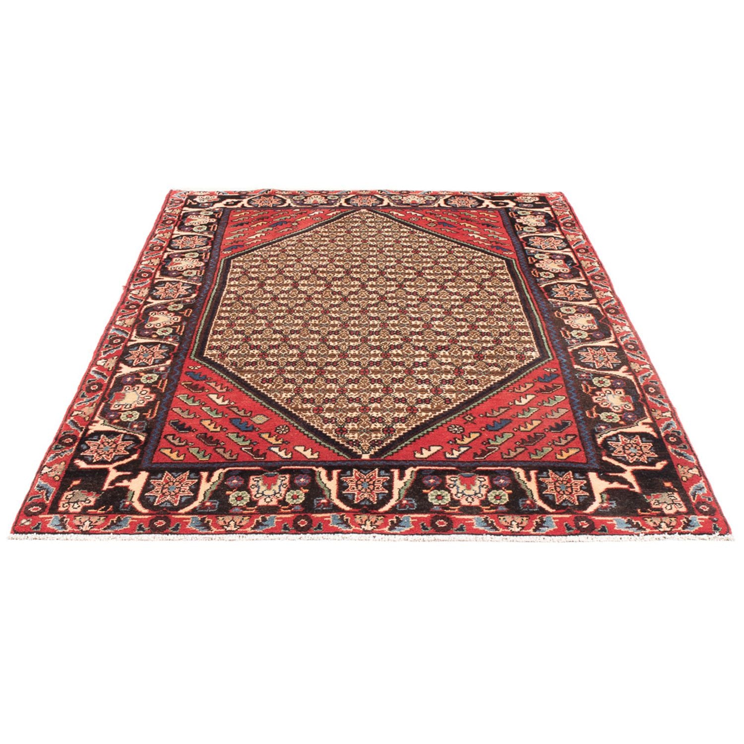Perserteppich - Nomadic - Royal - 197 x 127 cm - creme