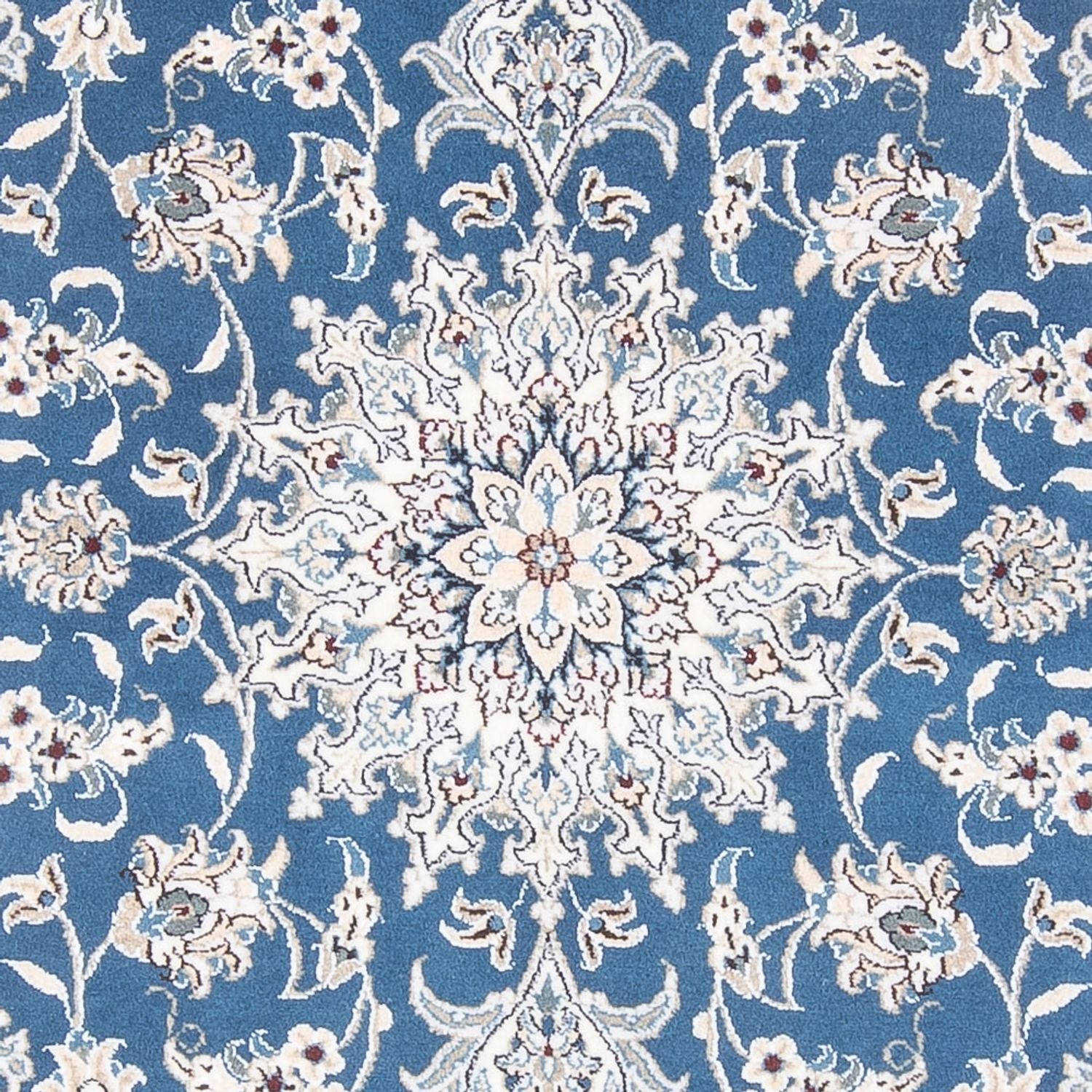 Perserteppich - Nain - Royal - 196 x 150 cm - blau