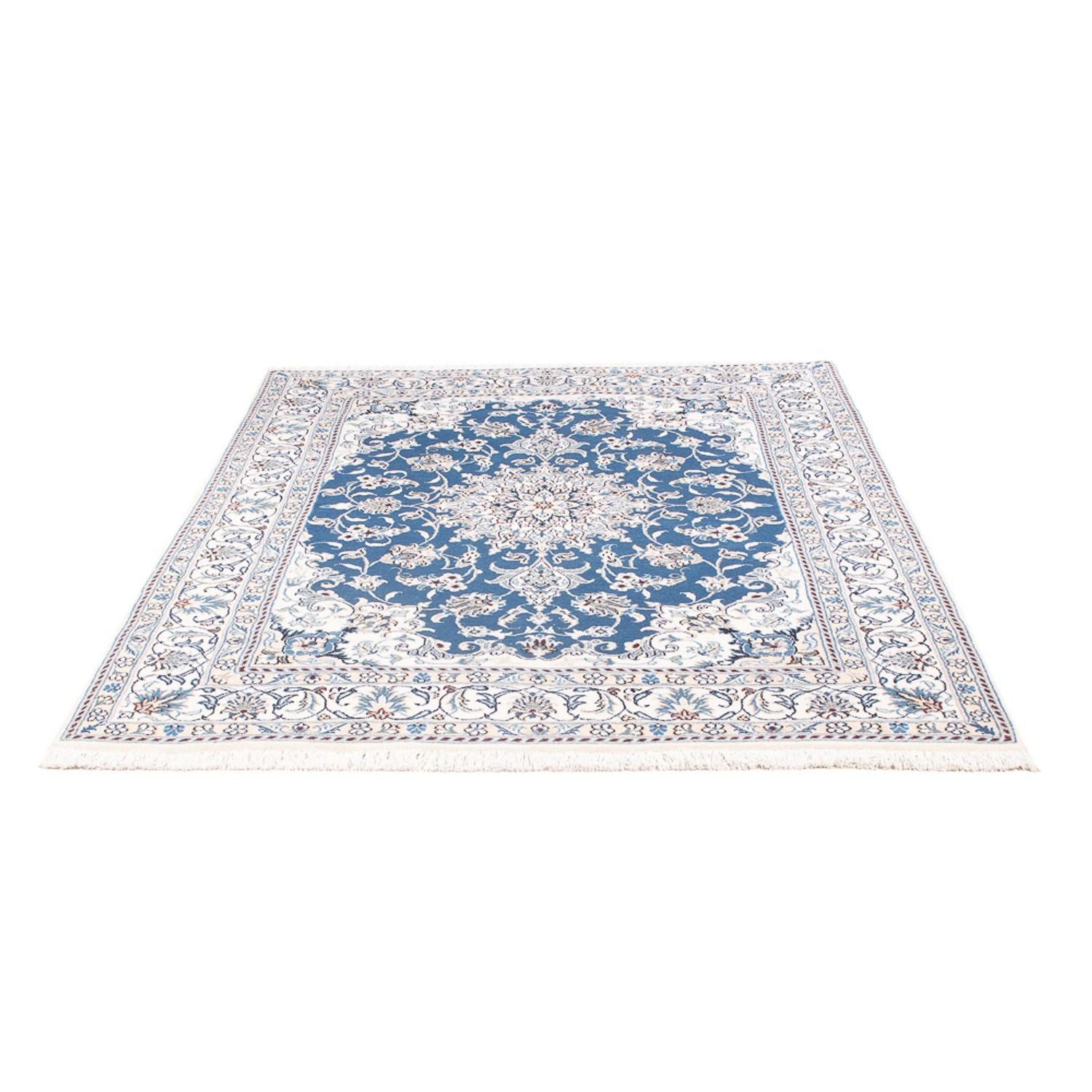 Perserteppich - Nain - Royal - 196 x 150 cm - blau