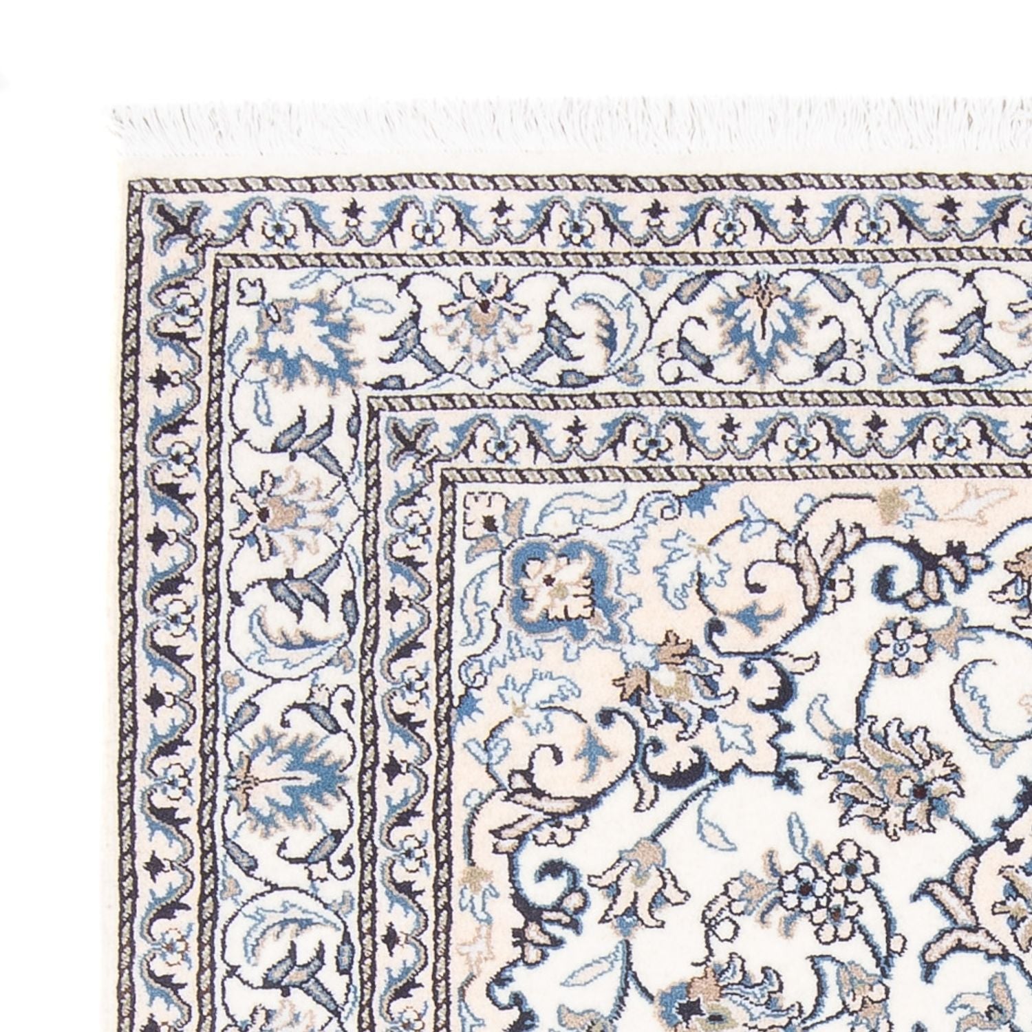 Perserteppich - Nain - Royal - 190 x 150 cm - creme