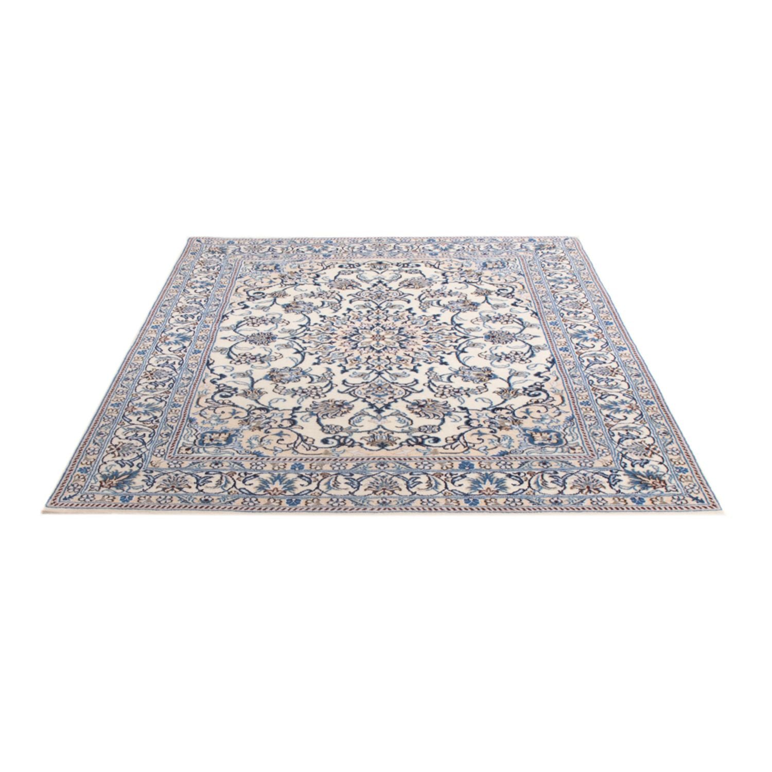 Perserteppich - Nain - Royal - 201 x 148 cm - creme