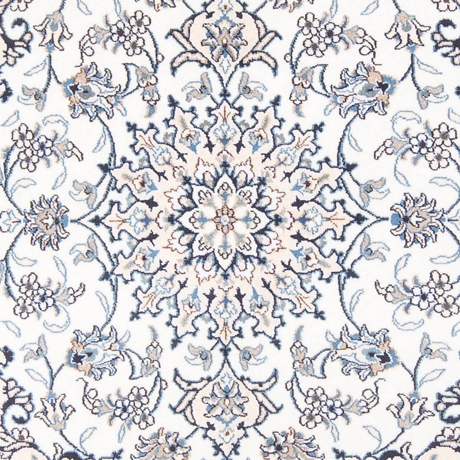 Perserteppich - Nain - Royal - 190 x 148 cm - creme
