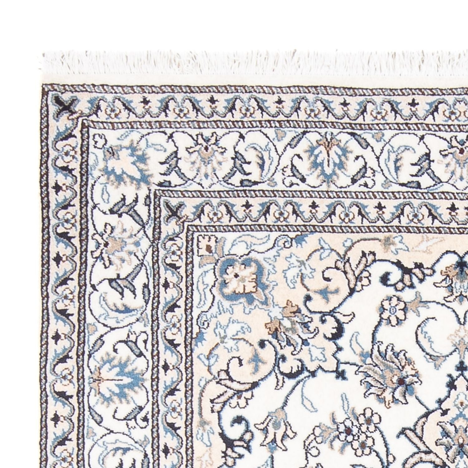 Perserteppich - Nain - Royal - 190 x 148 cm - creme