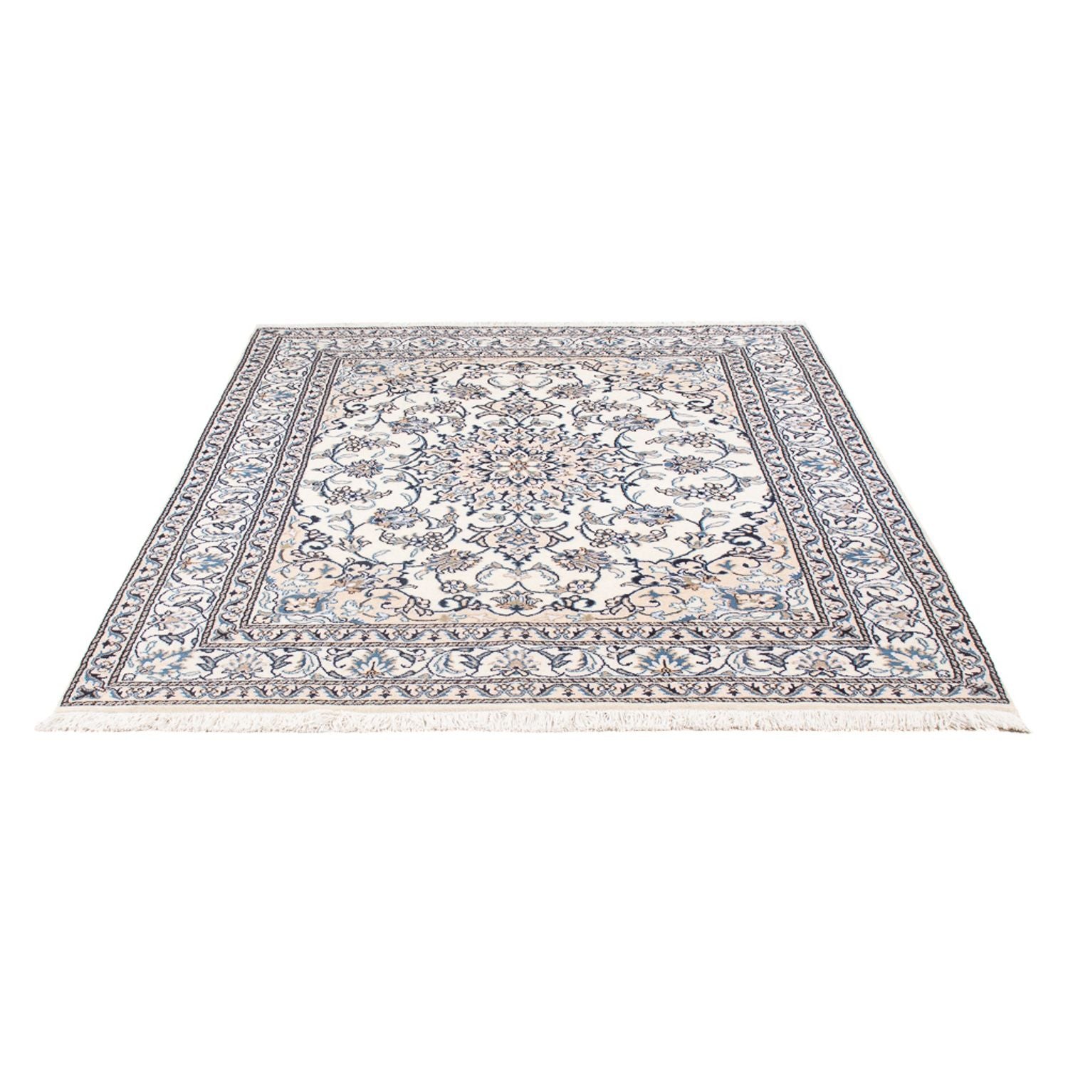 Perserteppich - Nain - Royal - 190 x 148 cm - creme