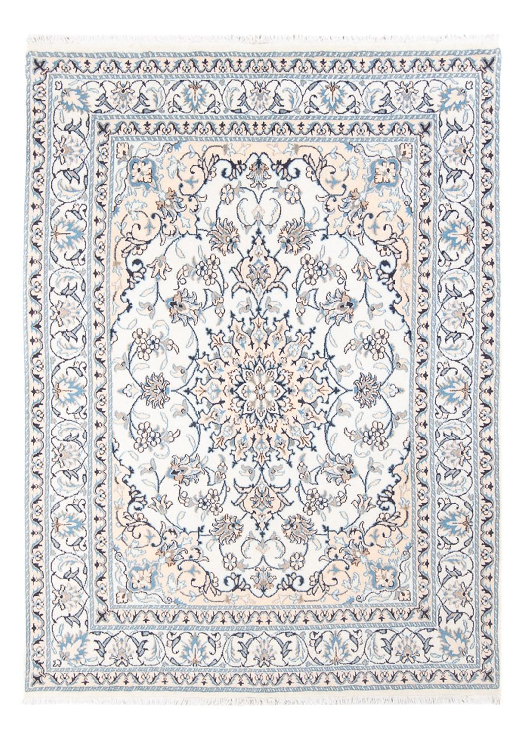 Perserteppich - Nain - Royal - 200 x 144 cm - creme