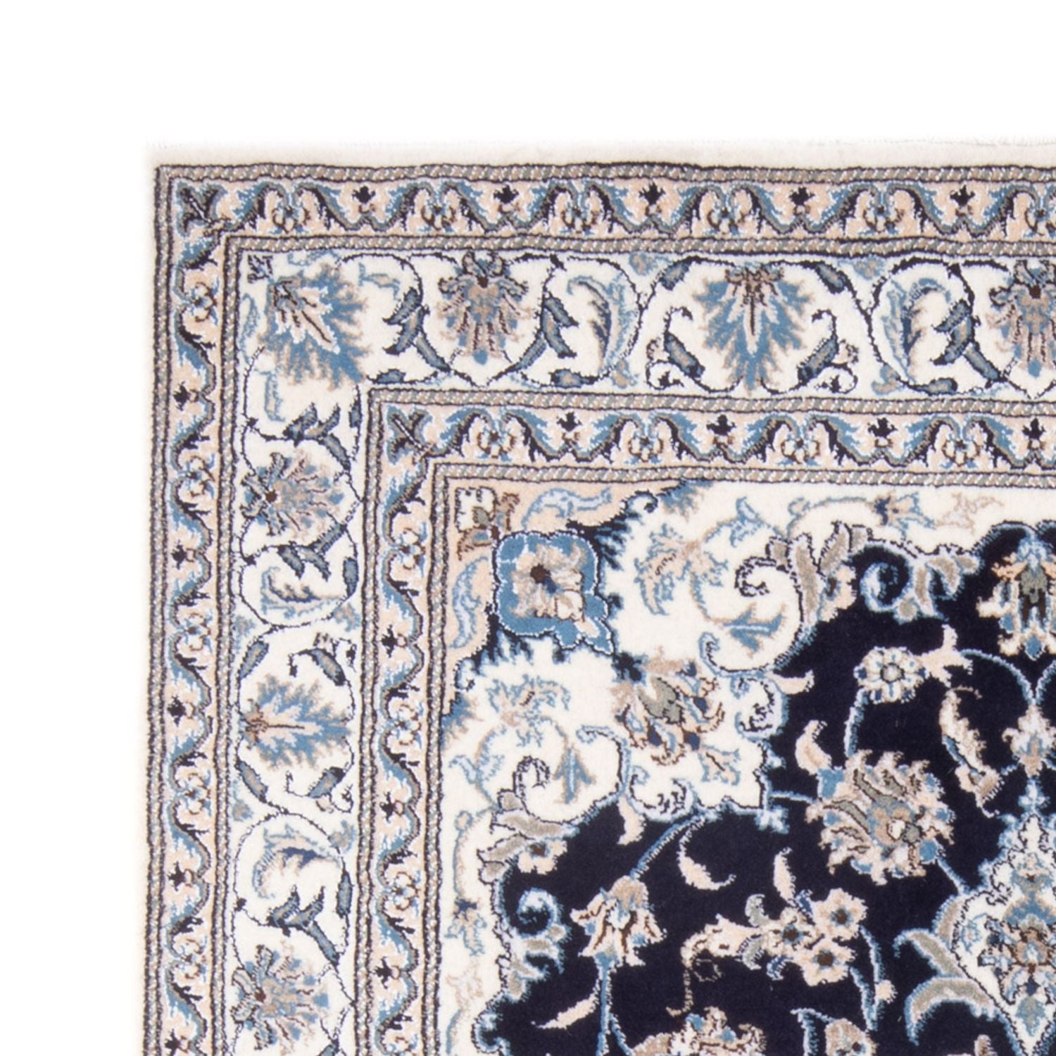 Perserteppich - Nain - Royal - 205 x 150 cm - dunkelblau