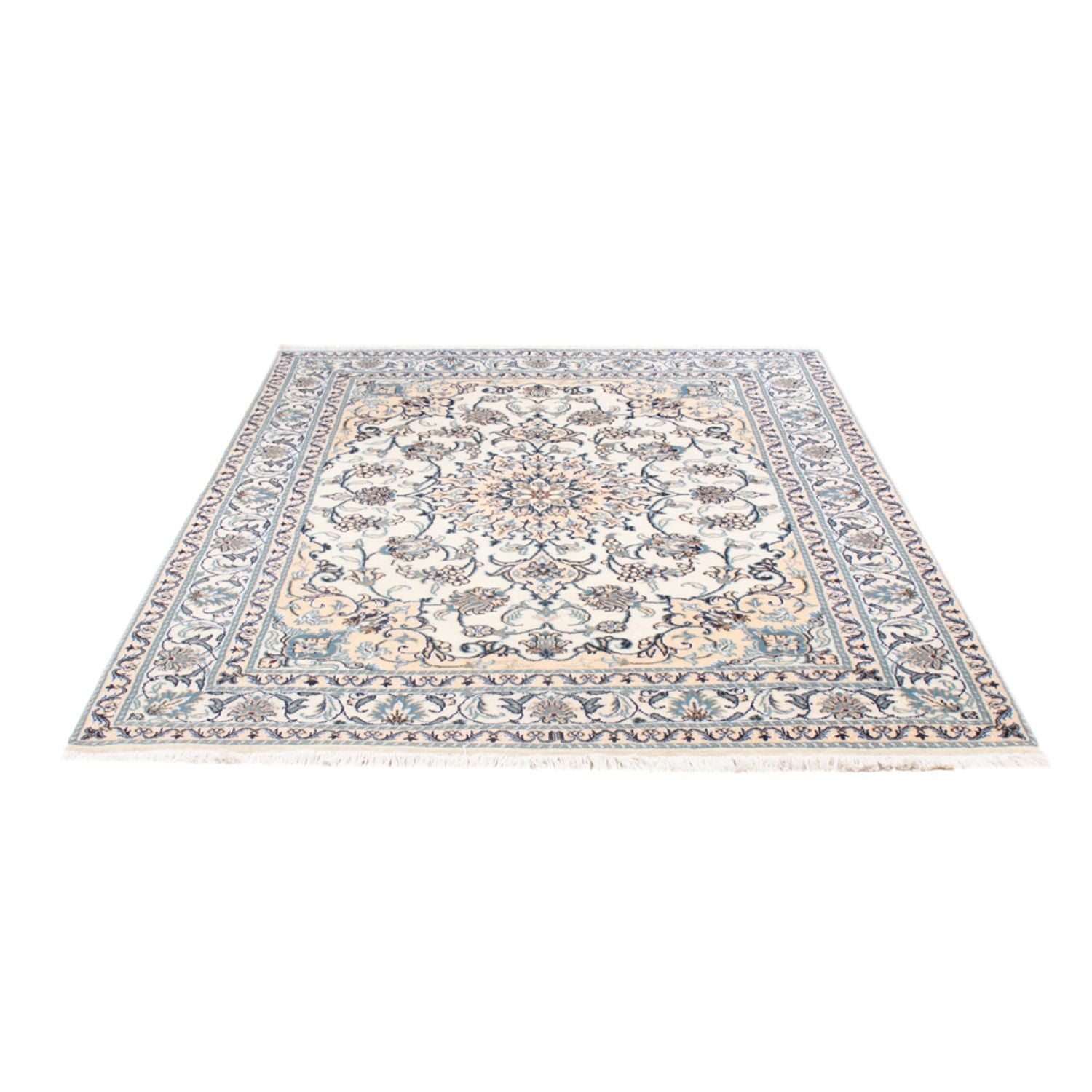 Perserteppich - Nain - Royal - 199 x 145 cm - creme