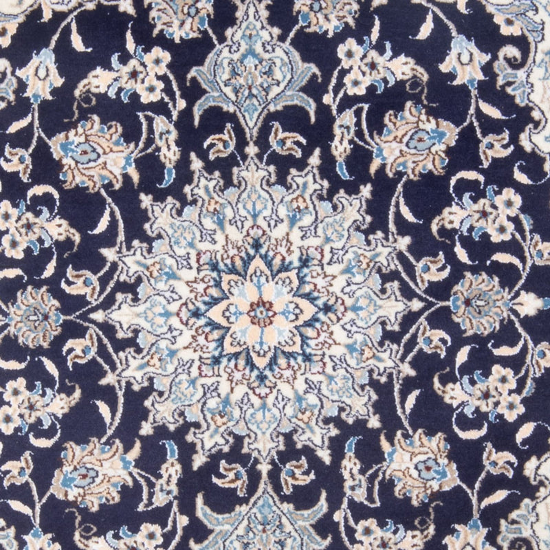 Perserteppich - Nain - Royal - 201 x 145 cm - dunkelblau