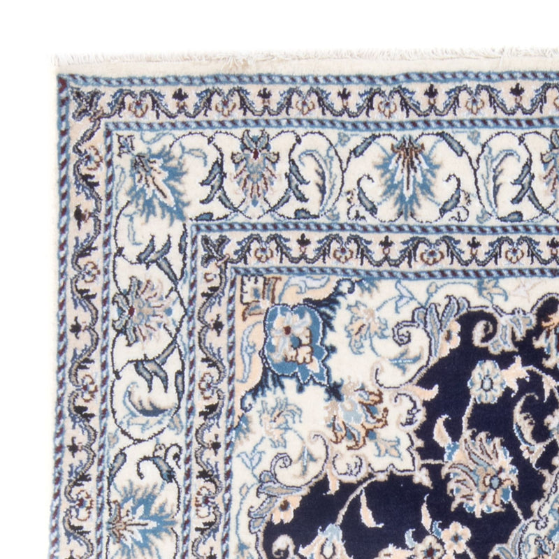 Perserteppich - Nain - Royal - 201 x 145 cm - dunkelblau