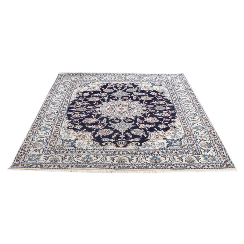 Perserteppich - Nain - Royal - 201 x 145 cm - dunkelblau
