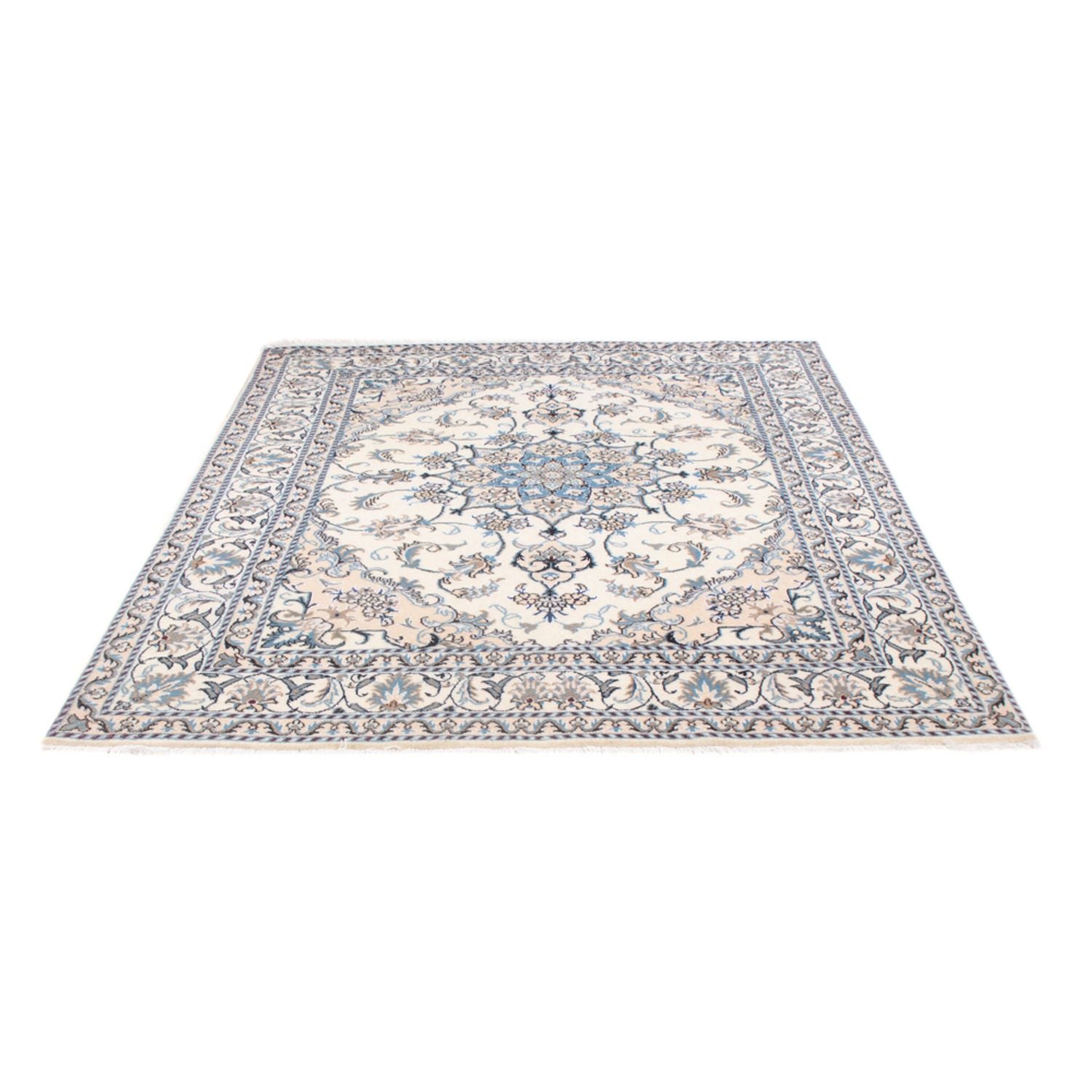 Perserteppich - Nain - Royal - 198 x 148 cm - creme