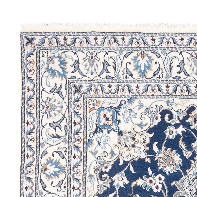 Perserteppich - Nain - Royal - 201 x 146 cm - blau