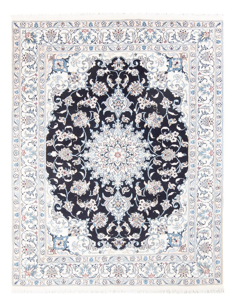 Perserteppich - Nain - Royal - 200 x 147 cm - dunkelblau