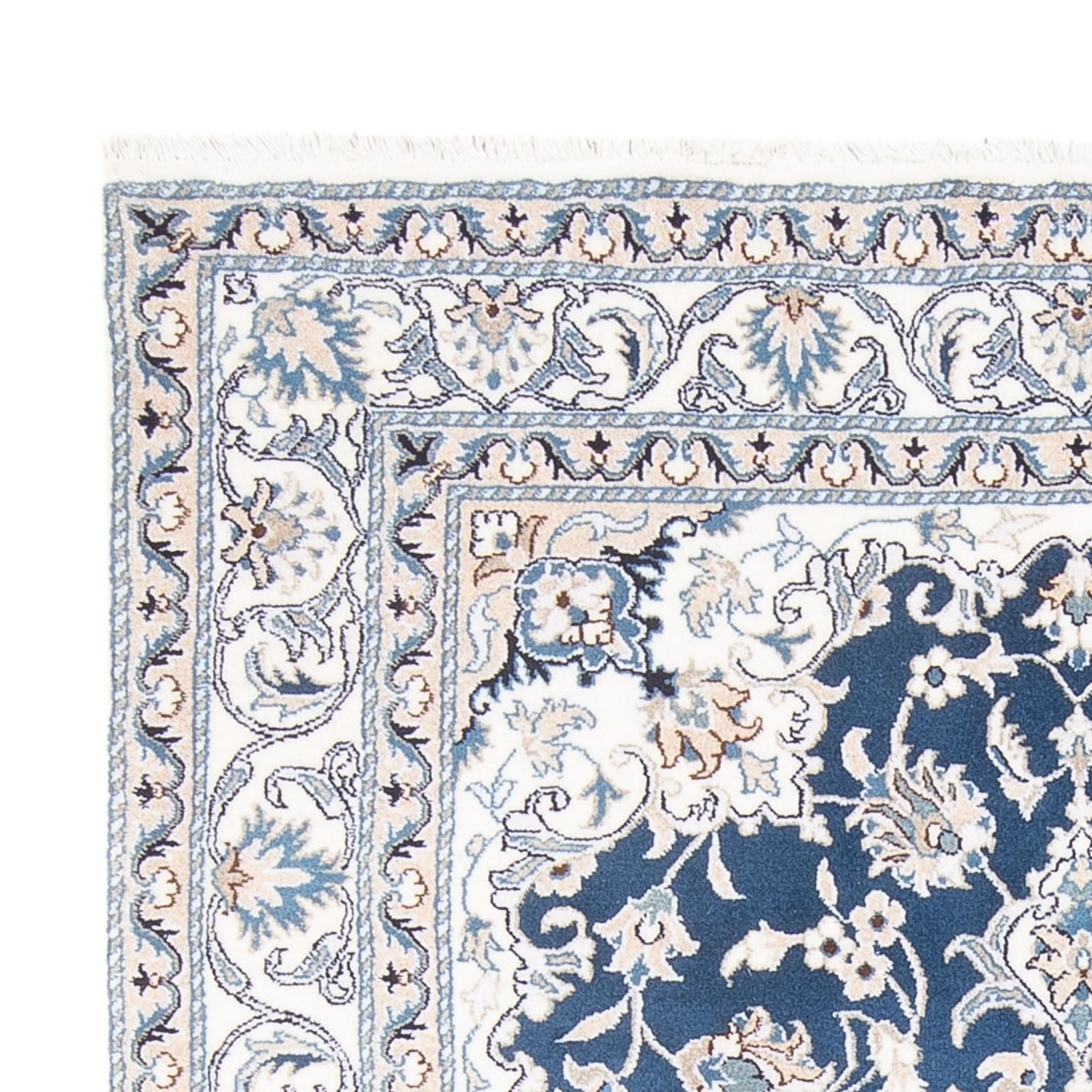 Perserteppich - Nain - Royal - 194 x 152 cm - blau