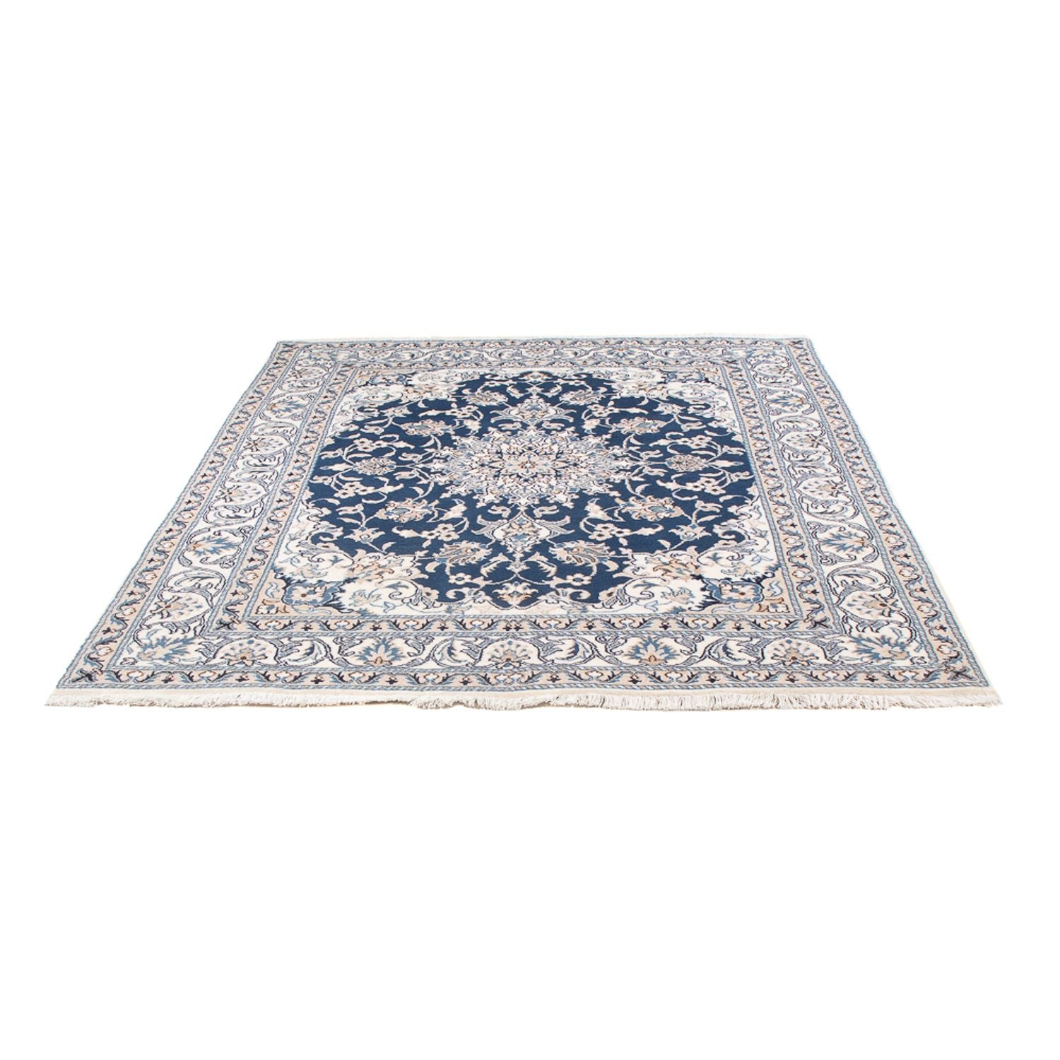 Perserteppich - Nain - Royal - 194 x 152 cm - blau