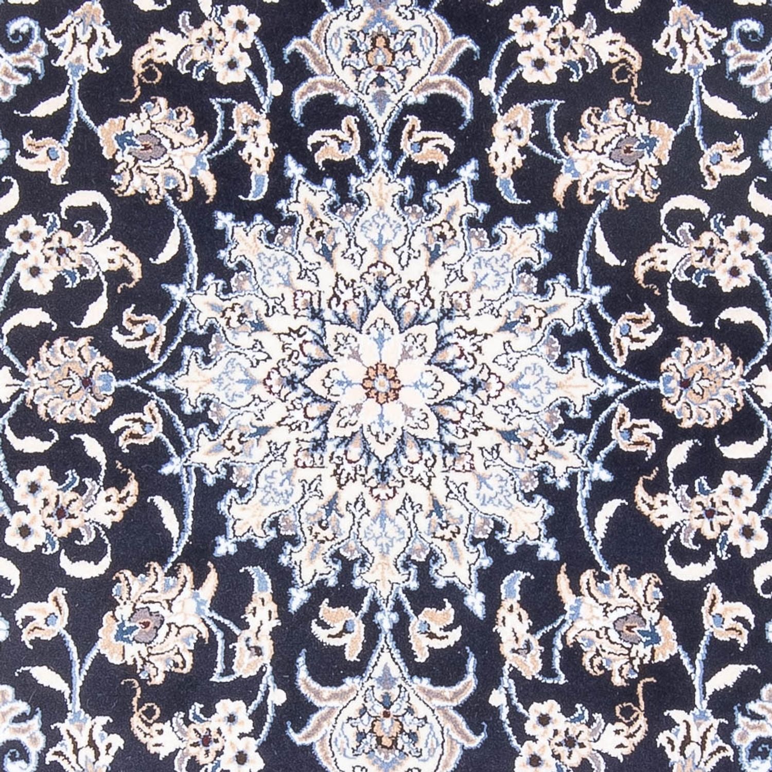 Perserteppich - Nain - Royal - 207 x 145 cm - dunkelblau