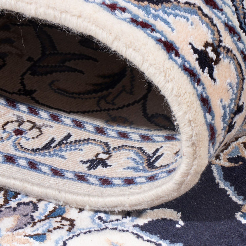 Perserteppich - Nain - Royal - 207 x 145 cm - dunkelblau