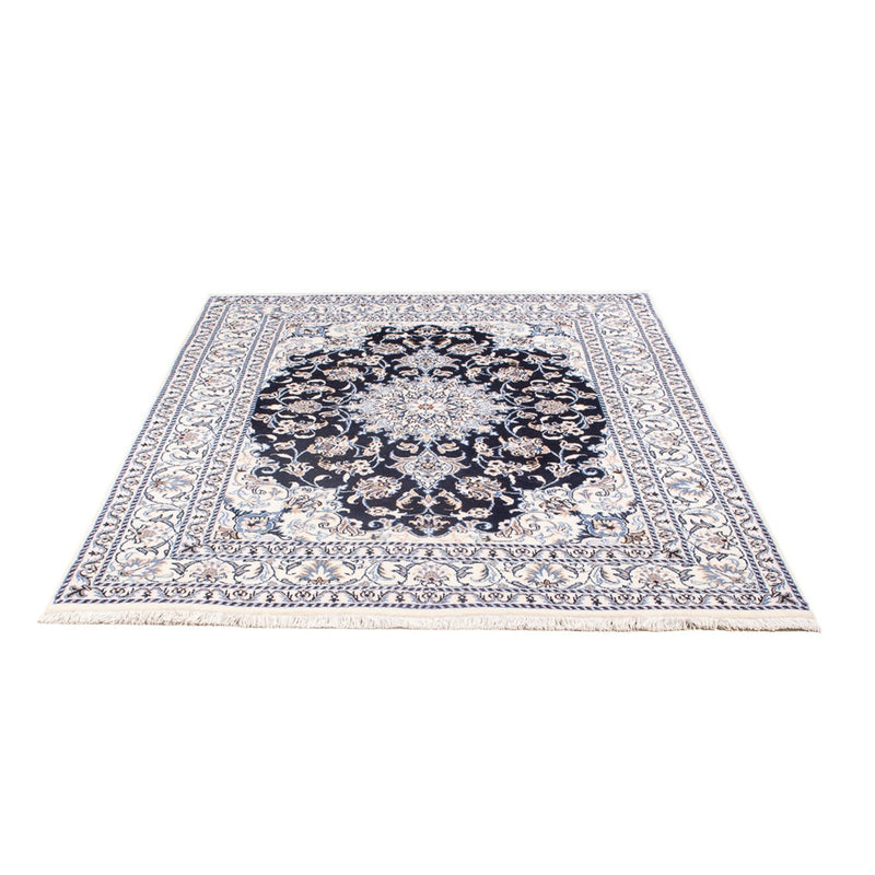 Perserteppich - Nain - Royal - 207 x 145 cm - dunkelblau