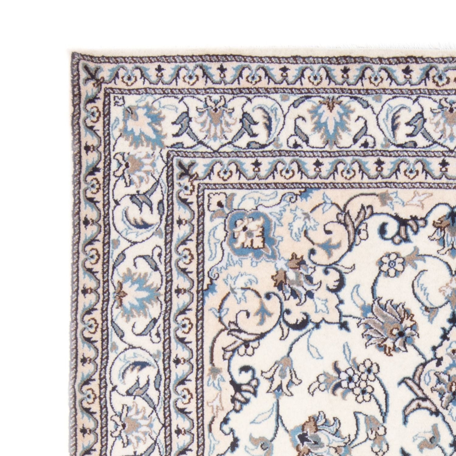 Perserteppich - Nain - Royal - 194 x 143 cm - creme